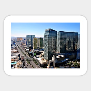 Las Vegas Strip Skyline Cityscape America USA Sticker